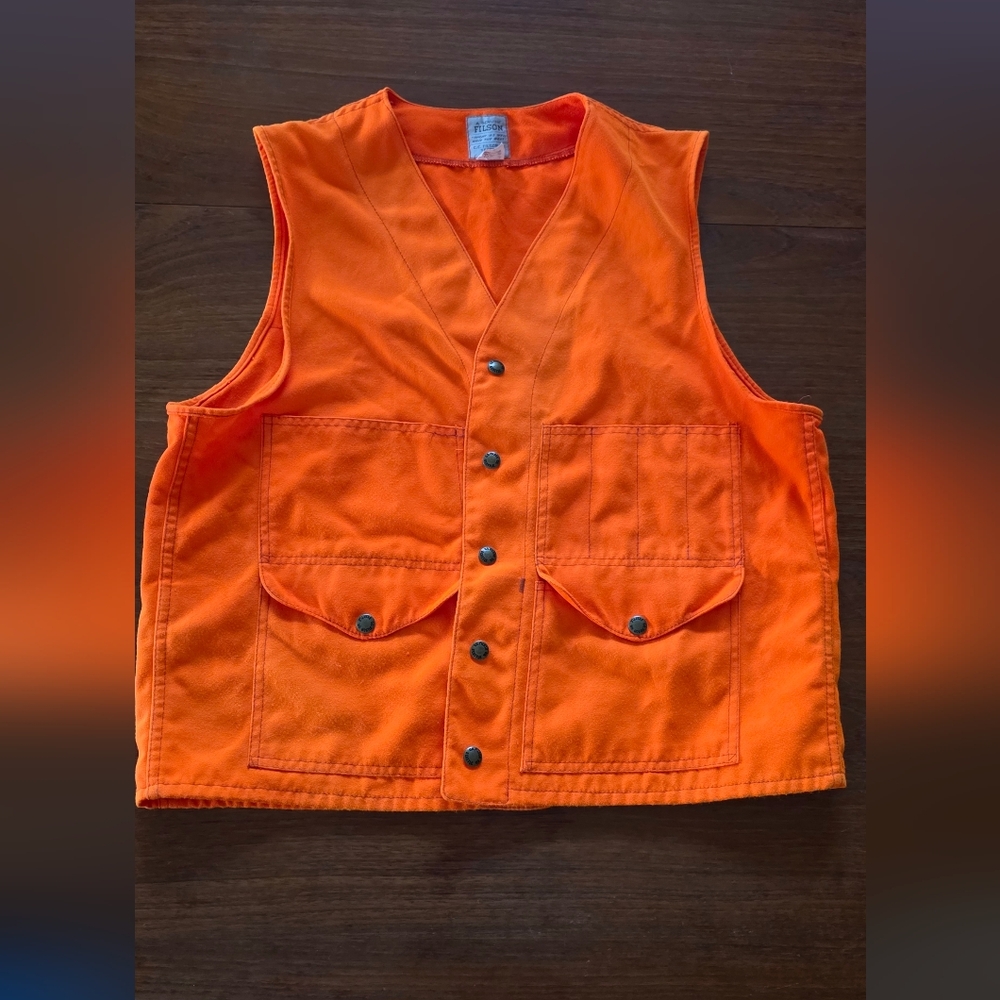 Filson Vintage Ten Mile Cloth Hunting Vest